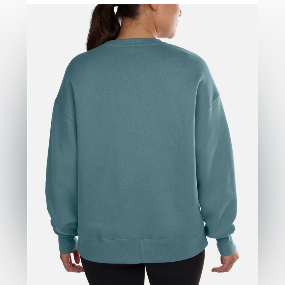 Champion Ladies' Sueded Crewneck Pullover - Picture 2 of 3